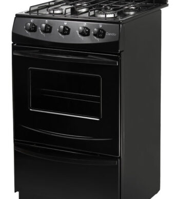COCINA ESCORIAL CANDOR S2 BLACK GAS NATURAL 51CM 4 HORNALLAS