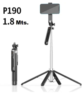 TRIPODE PALO DE SELFIE BLUETHOOT MULTIFUNCIONAL 1.8M WEP-P190