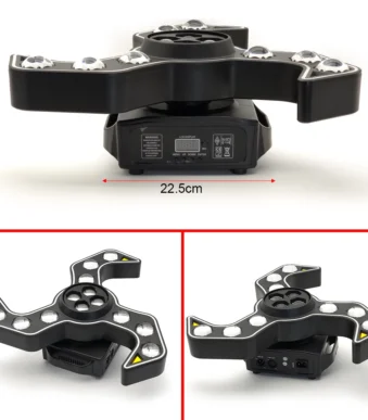 RSDS-127 LUZ DE ESCENARIO TRIPLE ASPA – EFECTO MEDIA LUNA -SIN DESCUENTO