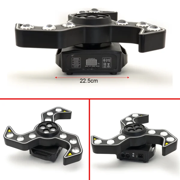 RSDS-127 LUZ DE ESCENARIO TRIPLE ASPA – EFECTO MEDIA LUNA -SIN DESCUENTO
