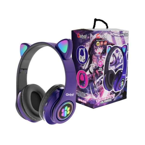 AURICULAR GLOBAL OREJA DE GATITO BLUETHOOT