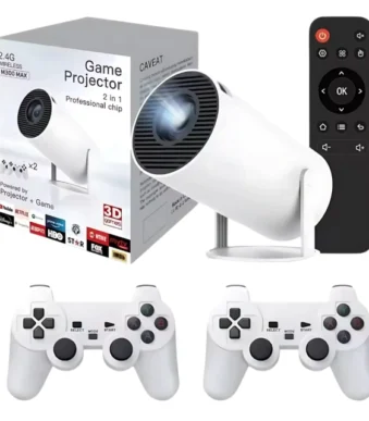 Proyector 4K 2 en 1 con Juegos Retro M300 MAX