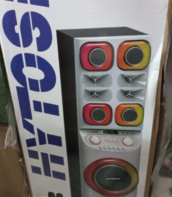 TORRE HYTOSHY 3 X 12 PULGADAS 2 MICROFONOS INAL HY-312A SIN DESCUENTO