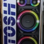 TORRE HYTOSHY 3 X 12 PULGADAS 2 MICROFONOS INAL HY-312A SIN DESCUENTO