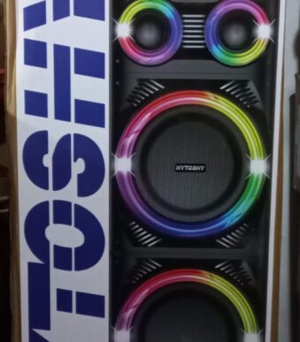 TORRE HYTOSHY 3 X 12 PULGADAS 2 MICROFONOS INAL HY-312A SIN DESCUENTO