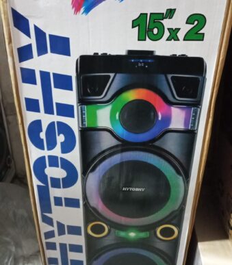 TORRE HYTOSHY 3 X 12 PULGADAS 2 MICROFONOS INAL HY-312A SIN DESCUENTO
