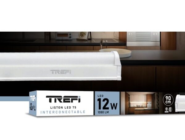LISTON T5 CON INTERRUPTOR 12W FRIA 90CM TREFI