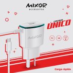 cargador mixor unico tipo c 1 puerto usb 2.1 am
