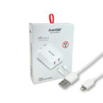 CARGADOR 220V  45W - REALIDAD - 2USB + CABLE LIGHTNING - MIXOR - IPHONE
