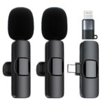 microfono corbatero inalambrico tiktok  tipo c+iphone DOBLE k8 mod4891