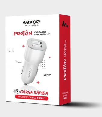 cargador auto mixor proton tipo c