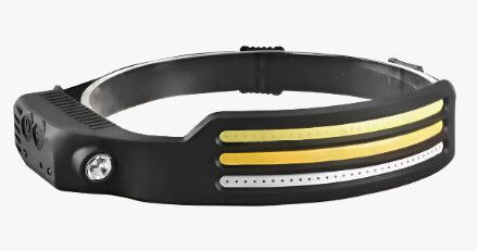 LINTERNA FRONTAL MINERO TRIPE LED CON SENSOR