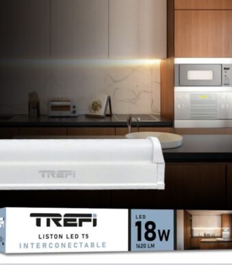 LISTON T5 CON INTERRUPTOR 18W FRIA 120CM TREFI