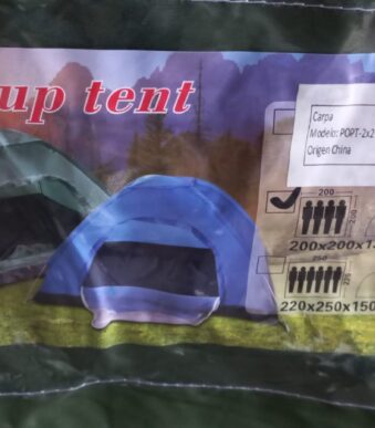 carpa para 4 personas popt 2x2 2mx2mx135cm
