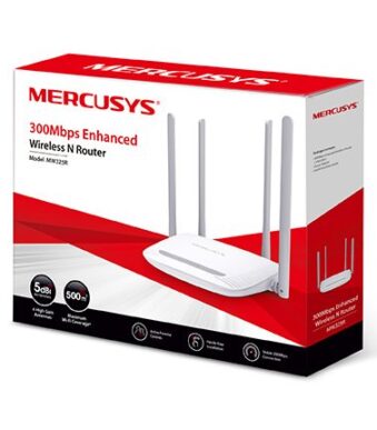 ROUTER WIRELESS 300N MERCUSYS MW325R (4 ANTENAS) by tp link