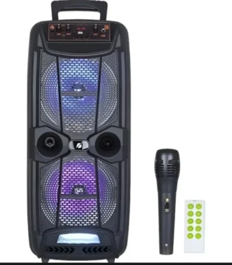 KTS-1743 PARLANTE BLUETOOTH DOBLE 8"