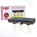 LUZ SOLAR DE JARDIN MODELO DE TRIPLE LUZ