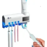 SOPORTE PARA CEPILLO DE DIENTES Y DESINFECTA A BOTON - BW-YS01