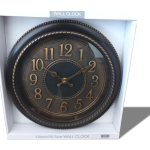 reloj de pared 12" simil madera modelo edu-1128