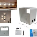 LED de pared bidireccional CALIDA con sensor LED-83057