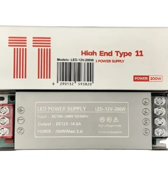 LED-12V-200W FUENTE PARA LUZ LED DE 12V-16.6A-200W