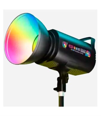 MM8518 LUZ FOTOGRAFICA RGB DE 500W CON CUBIERTA DE ALUMINIO