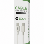 CABLE TIPO C A TIPO C  CARGA RAPIDA 5 AM DINAX DXCABTCTC