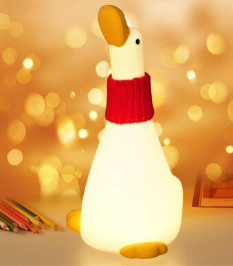 luz de noche de silicona recargable pato yh-320