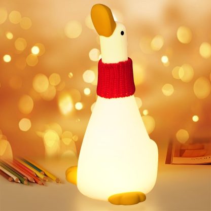 luz de noche de silicona recargable pato yh-320