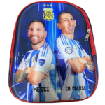 mochila jardin doble cierre 12" 3 d messi