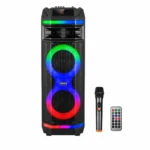 YX-H8204 PARLANTE BLUETOOTH 8" X 2  220V+ MICROFONO INALABRICO