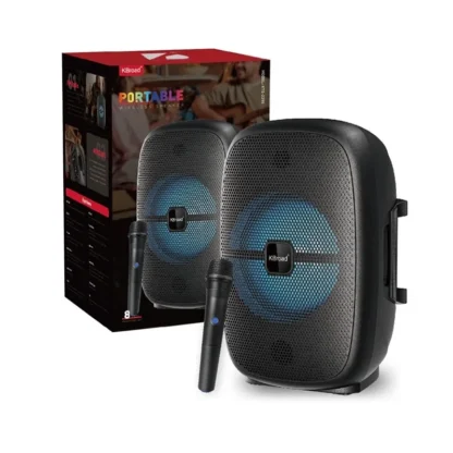 KTS-2290 PARLANTE BLUETOOTH 8" CON MICROFONO INALAMBRICO