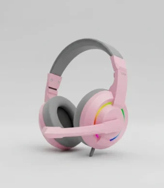 AURICULAR GAMER C/MIC NOGA ST-704 ROSA