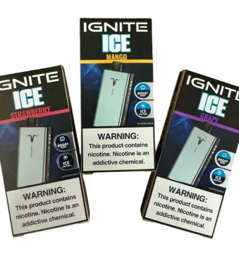 VAPER IGNITE V400 ICY STRAWBERRY BANANA 40.000 PITADAS