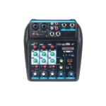 F-5A CONSOLA MIXER E INTERFAZ DE GRABACION DE 5 CANALES (CON FUENTE)