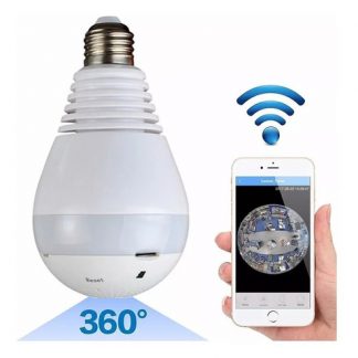 Lámpara Cámara Ip Wifi Led 360 FOCO
