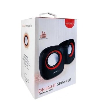 Parlantes Pc Usb 9025 Negro/azul Netmak