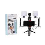 KIT DE GRABACION TRIPODE CON MICROFONO Y LUZ AY-49X