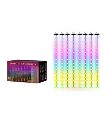 HCP039 CORTINA DE LUZ INTELIGENTE CON BLUETOOTH (2 MTS X 2 MTS - 400 LUCES)