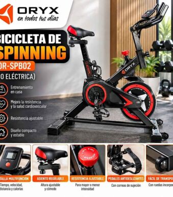 BICICLETA FIJA ORYX OR-SPB02