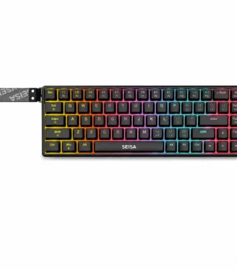 DN-K68-TC TECLADO MECANICO CABLEADO DE 68 TECLAS CON CABLE TIPO C REMOVIBLE