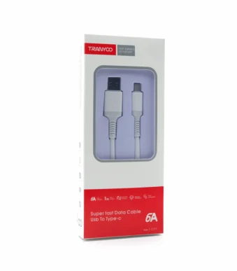 CABLE TRANYCO DATOS USB A C 1M T-X19C 6A
