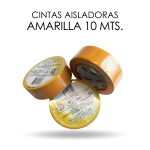 cinta aisladora amarilla 10 m