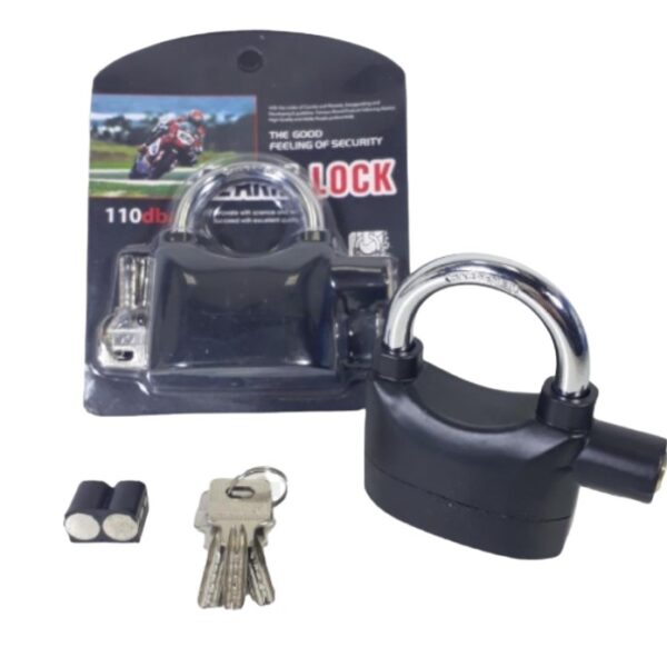 candado con alarma para bici o moto