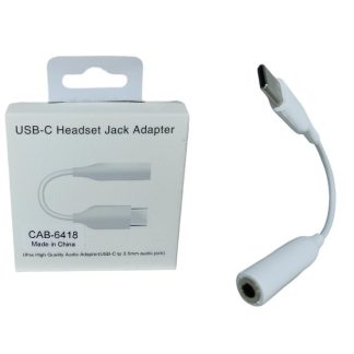 ADAPTADOR USB TIPO C a 3.5