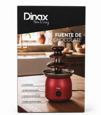 FUENTE DE CHOCOLATE 3 NIVELES DINAX DXCHOCOCAS