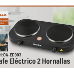 anafe elecrtrico 2 hornallas onica