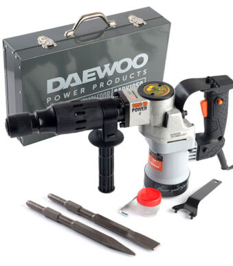 Martillo Demoledor Daewoo 1050w 15j Hexagonal 17mm + Accesorios DADH1050