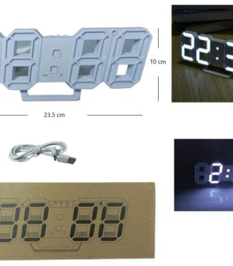 RELOJ DESPERTADOR C/CALENDARIO/TEMPERATURA