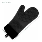 GUANTE PARA HORNO NEGRO MELECH-280